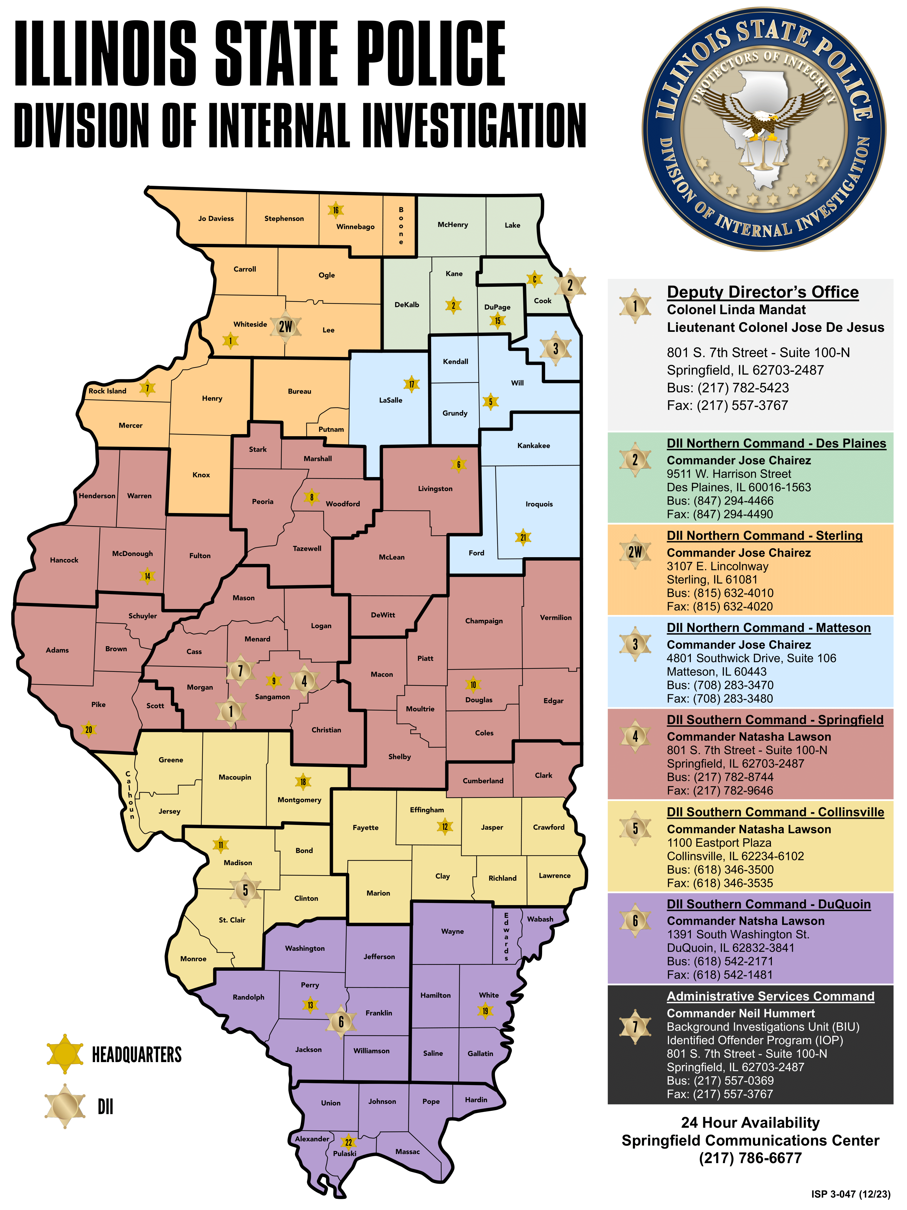 Contact Us Map